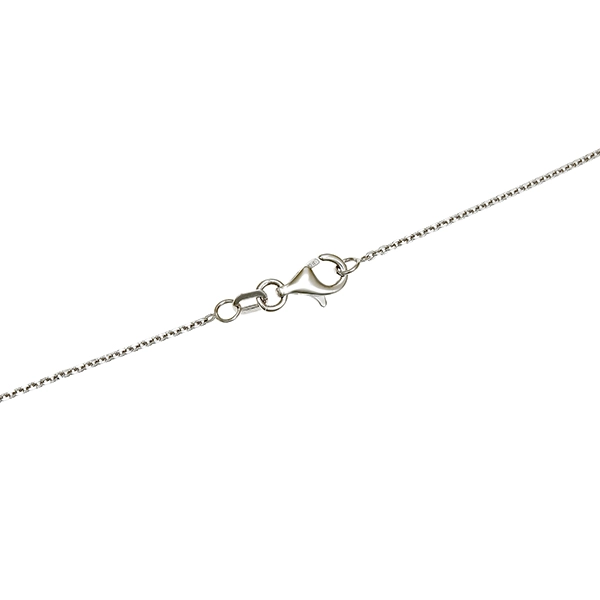 Collier, 18K, Weißgold, Brillanten