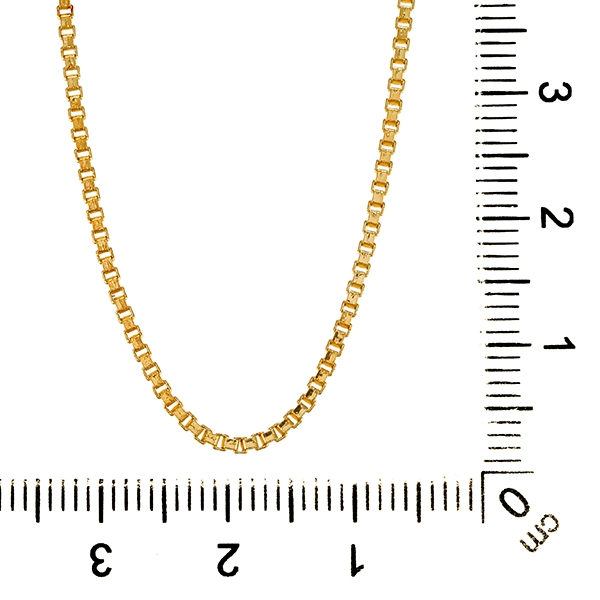 Collierkette, 14K, Gelbgold, Venezianer-
