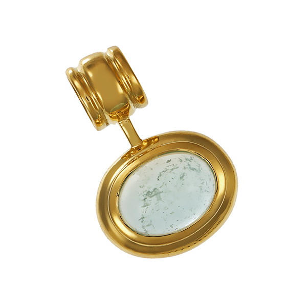 Anhänger, 14K, Gelbgold, Mondstein