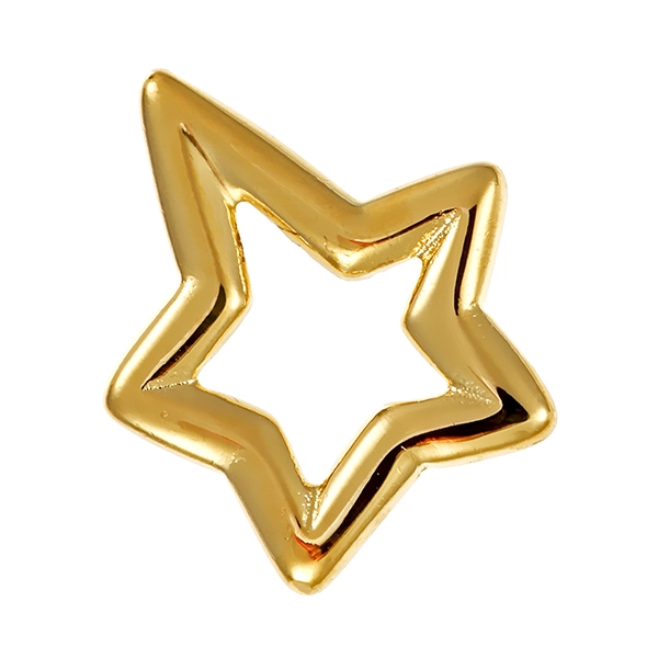 Anhänger, 18K, Gelbgold, Stern Christ
