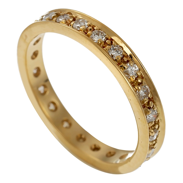 Memoirering, 18K, Gelbgold, Brillanten