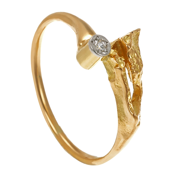 Ring, 18K, Gelbgold, Diamant, U60