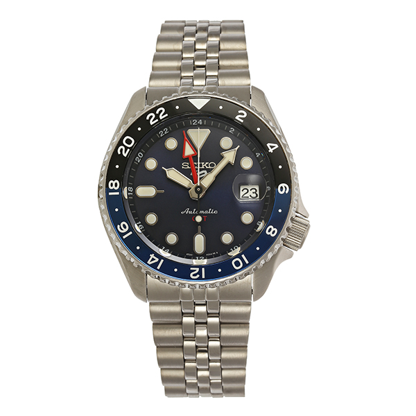 Herrenuhr, Seiko '5 Sports GMT'