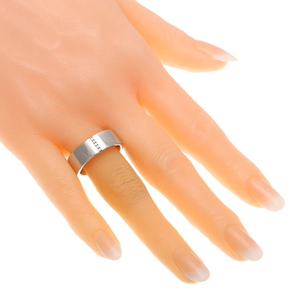 Diamantring, 18K, Weißgold, Brillanten 0,02 ct