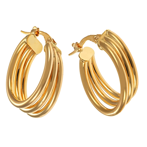 Creolen, 14K, Gelbgold
