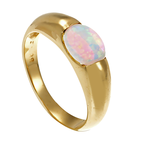 Ring, 14K, Gelbgold, Opal, U55