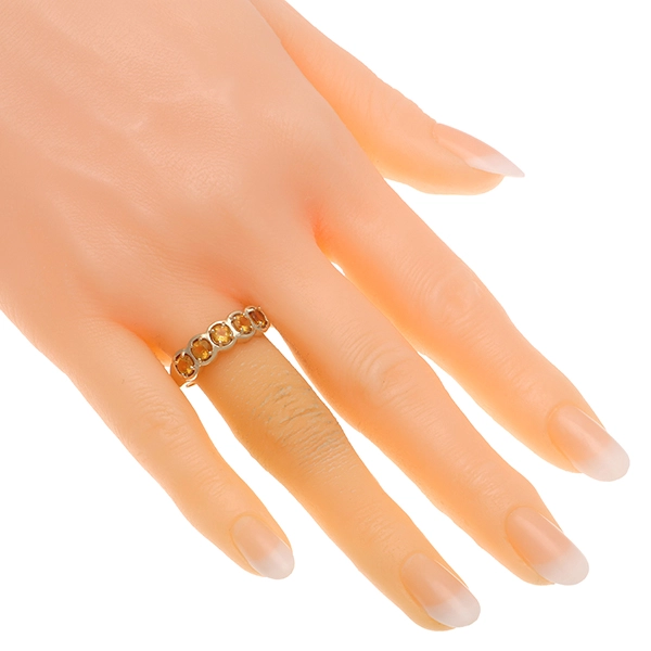 Ring, 10K, Gelbgold, Citrine
