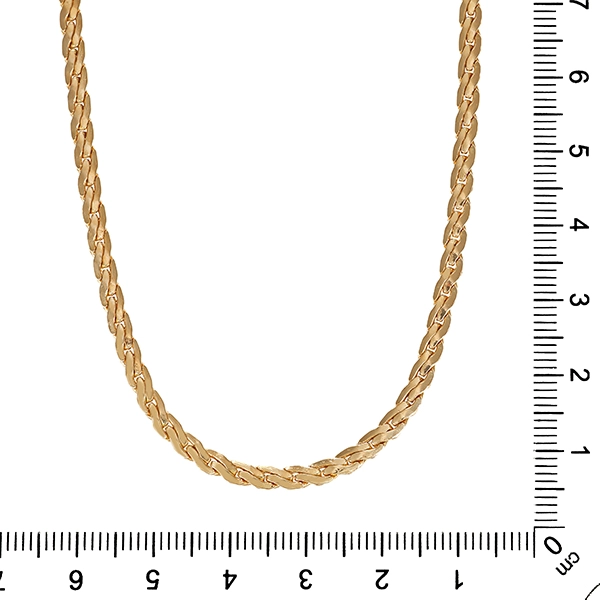 Goldkette, 14K, Gelbgold,  Fantasiemuster