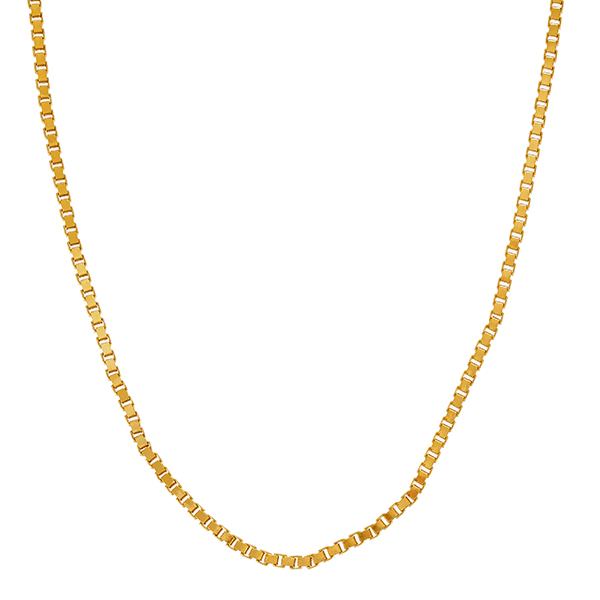 Collierkette, 14K, Gelbgold, Venezianer-