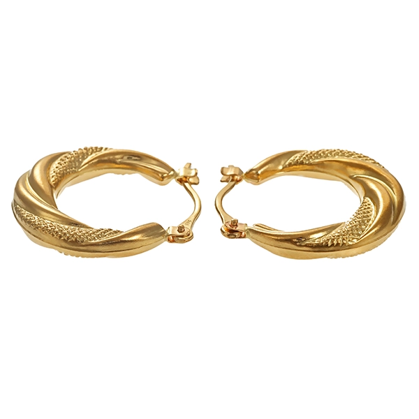 Creolen, 14K, Gelbgold