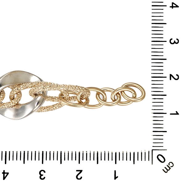 Armband, 14K, Gelb-/Weißgold