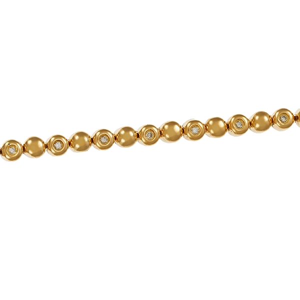 Armband, 18K, Gelbgold, Tennis-