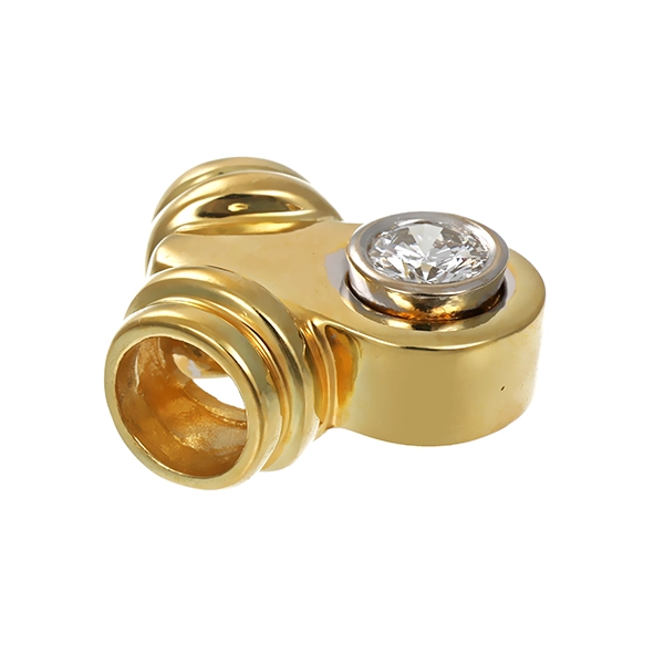 Anhänger, 14K, Gelbgold, Brillant 0,33ct