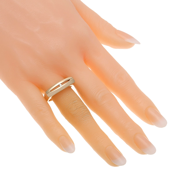 Brillantring, 14K, Gelbgold