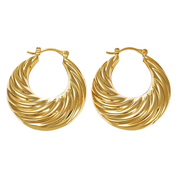 Creolen, 14K, Gelbgold