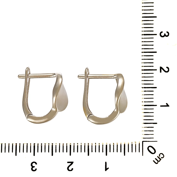 Ohrhänger, 14K,  Weißgold