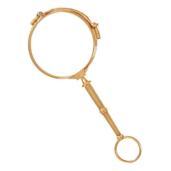 Lorgnon, 14K, Gelbgold, Jugendstilart