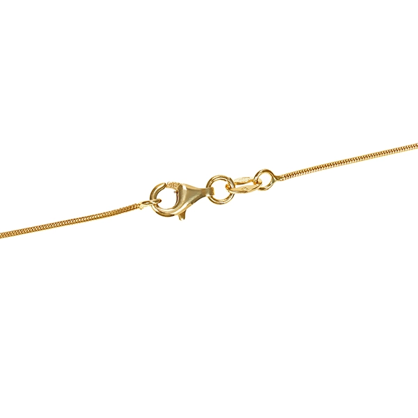 Collier, 14K, Gelb-/Weißgold, Brillant, Schlangen-