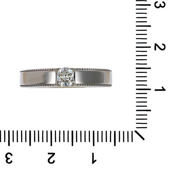 Brillantring, 14K, Weißgold, 0,32ct