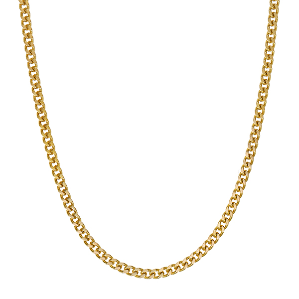 Collierkette, 8K, Gelbgold, Panzer-