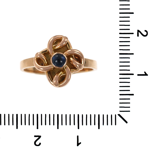 Ringe, 14K, Gelbgold, Schmuckstein