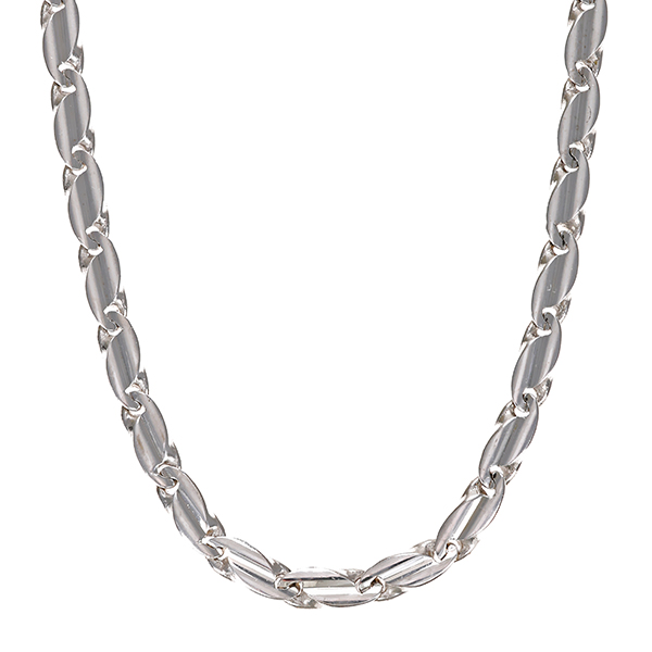 Kette, 14K, Weißgold