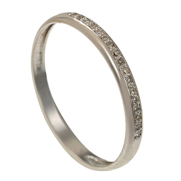 Diamantring, 14K, Weißgold, Diamanten