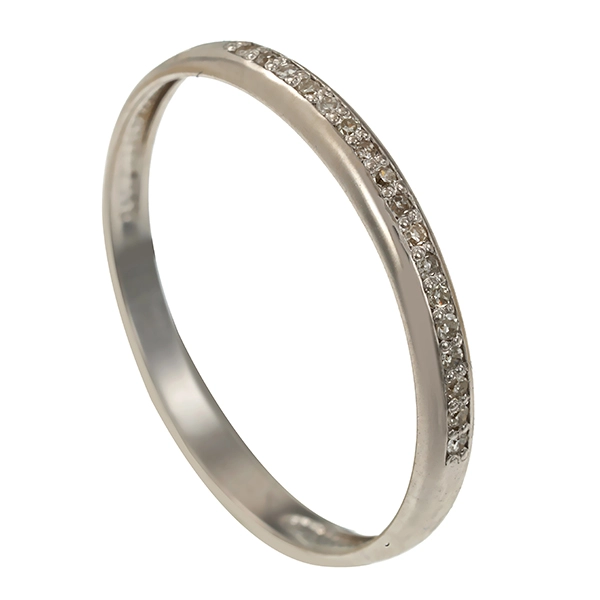 Diamantring, 14K, Weißgold, Diamanten