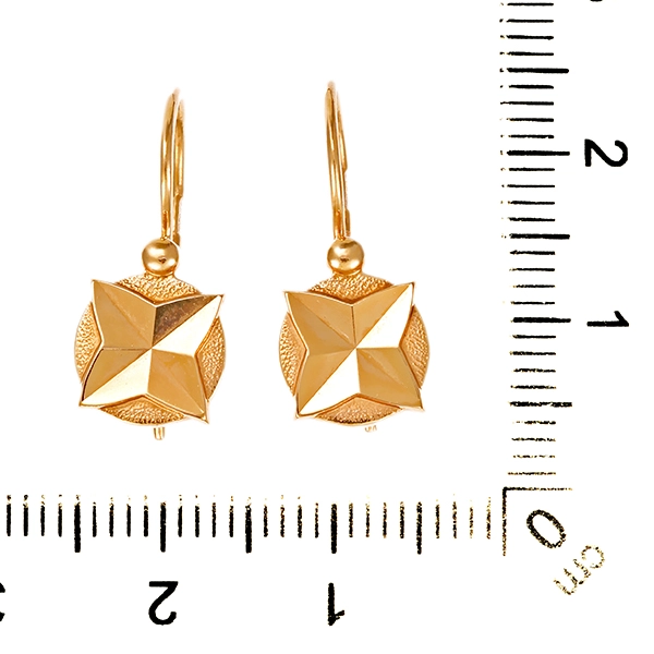 Ohrhänger, 14K, Rotgold