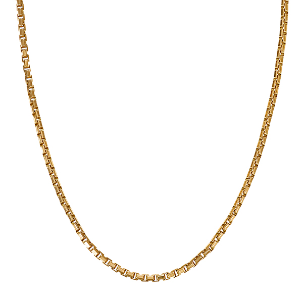 Collierkette, 14K, Gelbgold, Venezianer-