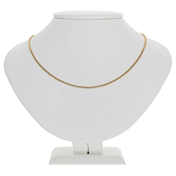 Collierkette, 14K, Gelbgold, Venezianer-