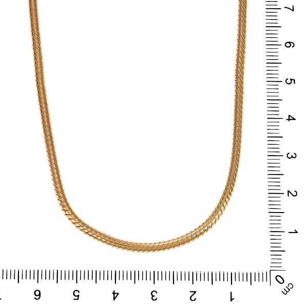 Kette, 14K, Gelbgold, Schlange
