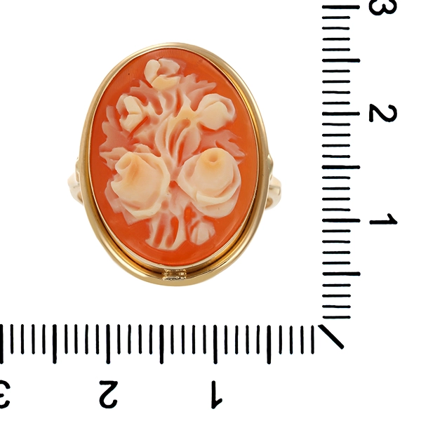 Ring, 18K, Gelbgold, Gemme