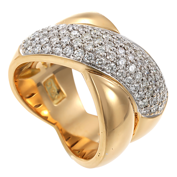Brillantring, 14K, Gelb-/Weißgold, 1,00ct, Christ