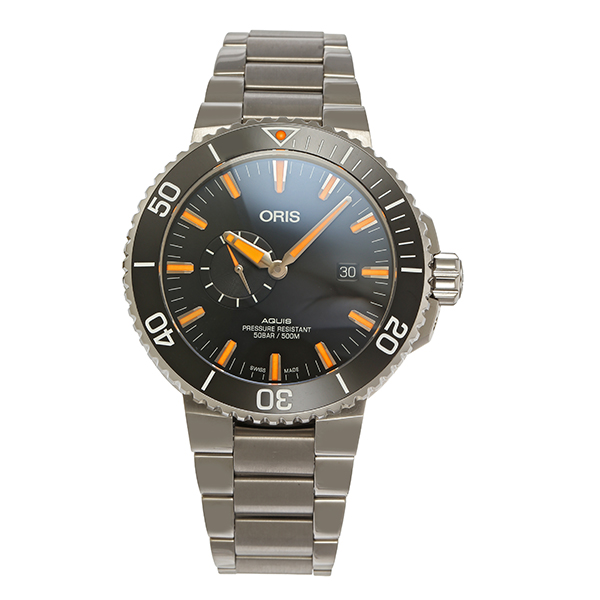 Herrenuhr, Oris 'Aquis Small Second' Automatik