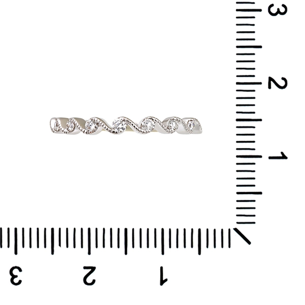 Diamantring, 18K, Weißgold, Brillanten 0,15 ct