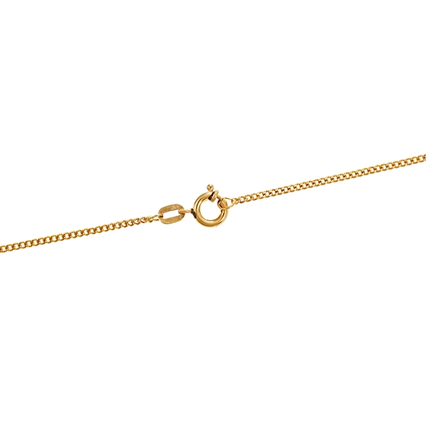 Collier, 8K, Gelbgold, Diamanten