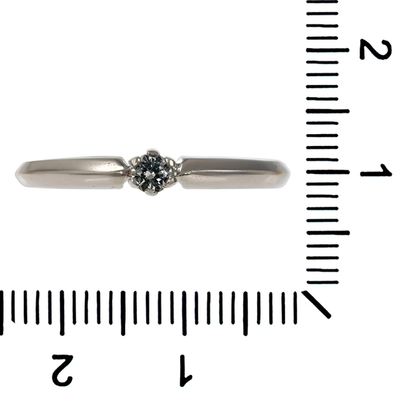 Brillantring, 14K, Weißgold