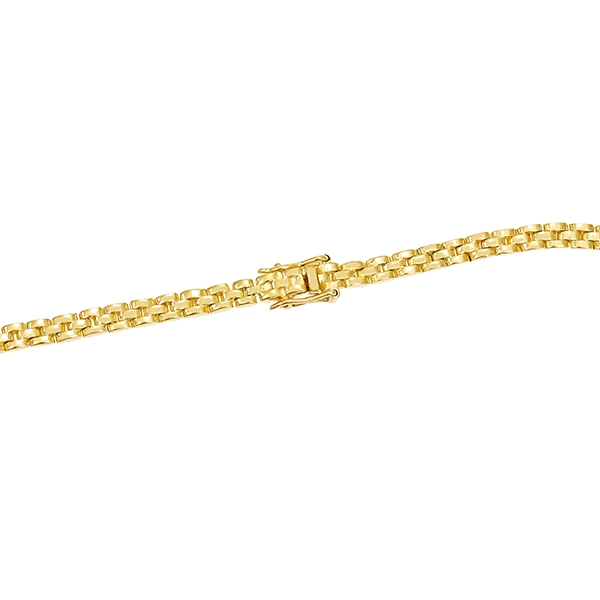 Collier, 18K, Gelb-/Weißgold, Saphir, Brillanten