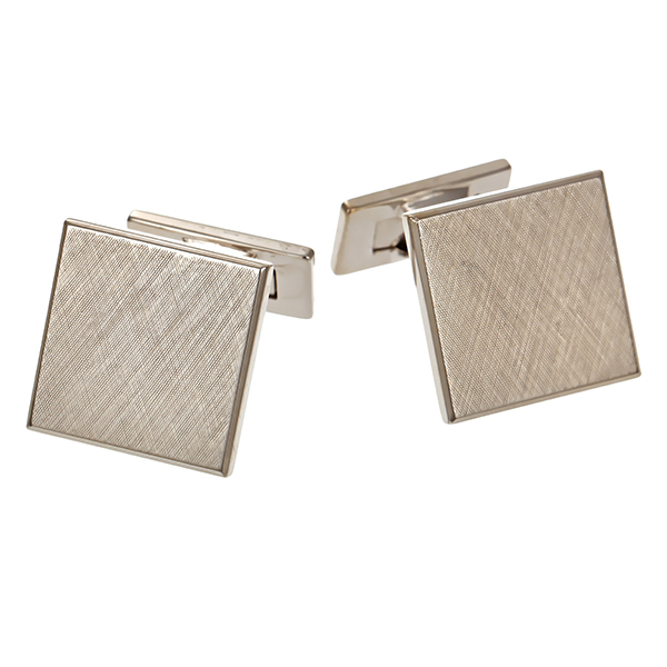 Manschettenknöpfe, 18K, Weißgold