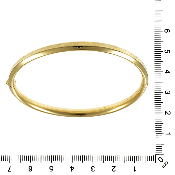 Armreif, 14K, Gelbgold