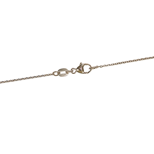 Collier, 14K, Weißgold, 1 Brillant 0,22 ct