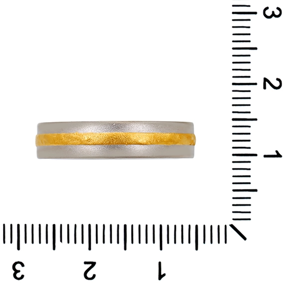 Ehering, 18K, Gelb-/Weißgold, Niessing, U57