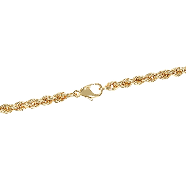 Goldkette, 14K, Gelbgold, Kordel-