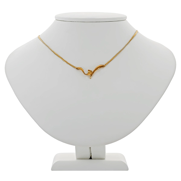 Collier, 8K, Gelbgold, Schlangen-