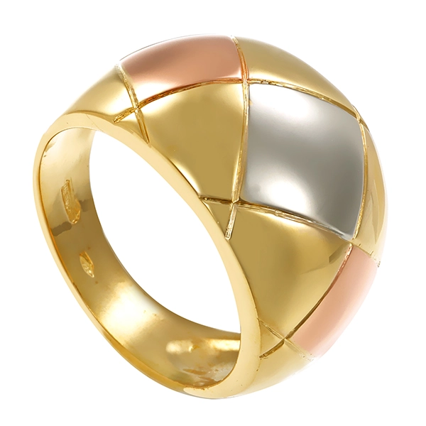 Ring, 14K, Tricolor, U61