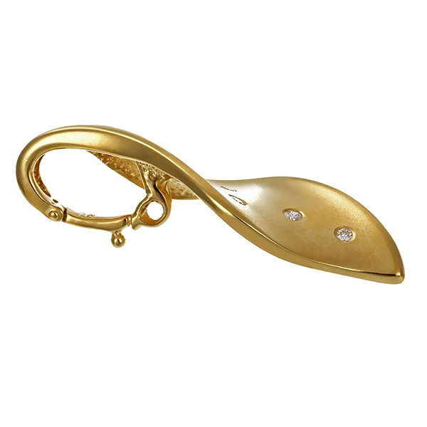 Anhänger, 14K, Gelbgold, Brillanten