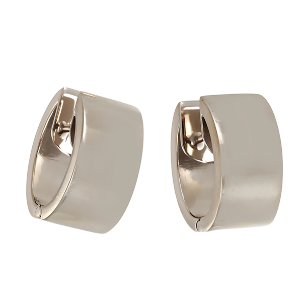 Creolen, 18K, Weißgold