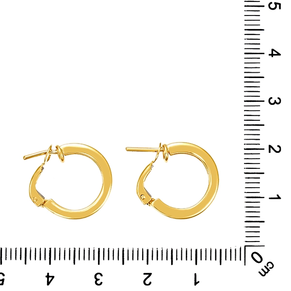 Clip-Stecker, 18K, Gelbgold