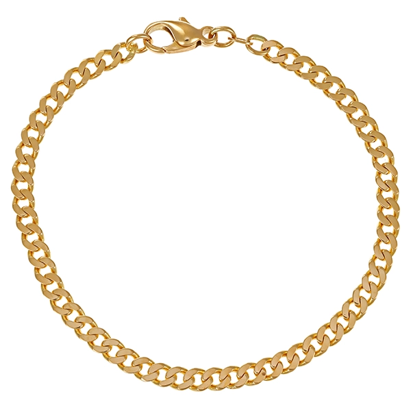 Armband, 14K, Gelbgold, Panzer-